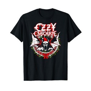 เสื้อยืดผู้ชายลายใหม่สไตล์ลำลอง Ozzy Osbourne Holiday Bat สำหรับฤดูร้อน