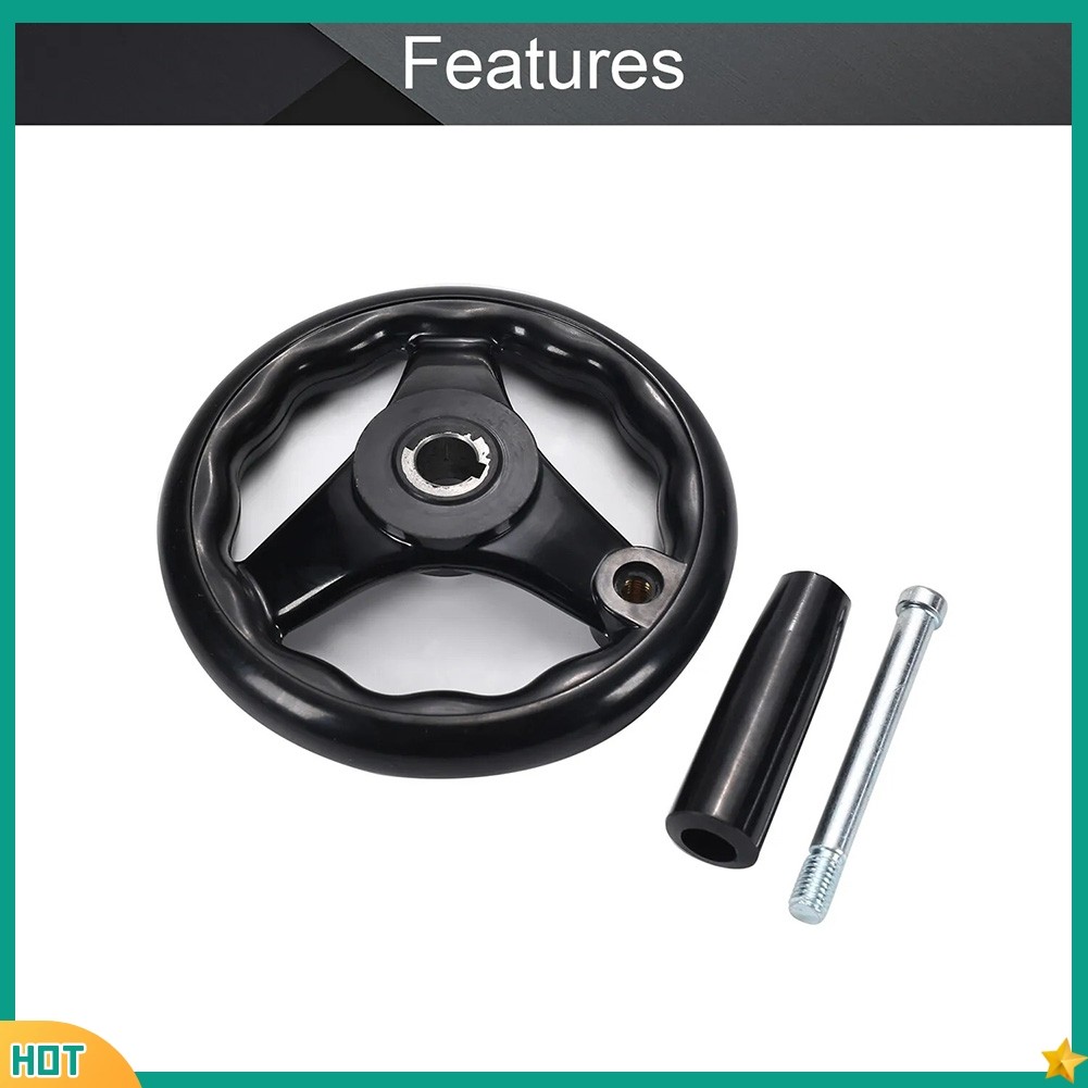 jelly D125/200/100/160 มม.3 Spoke Hand Wheel พร้อมที่จับหมุนสําหรับเครื่องกัด