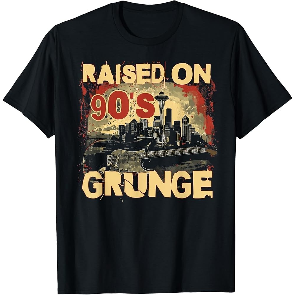 ยกบน 90S Grunge Rock Music Lover เสื้อยืด