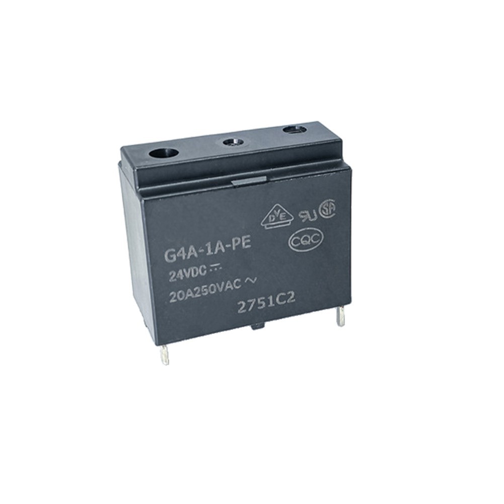 [ROMAY] 5PCS ใหม่ 12V 4pin20A รีเลย์พลังงาน G4A-1A-PE-12V G4A-1A-PE-24V - การออกแบบที่เชื่อถือได้