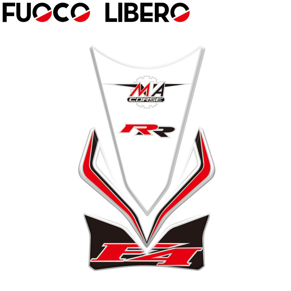 เหมาะสําหรับ MV Agusta F4 RR 2016 รถจักรยานยนต์ตกแต่งการใช้ถังสติกเกอร์ฟิล์มป้องกันสติกเกอร์ก้างปลา