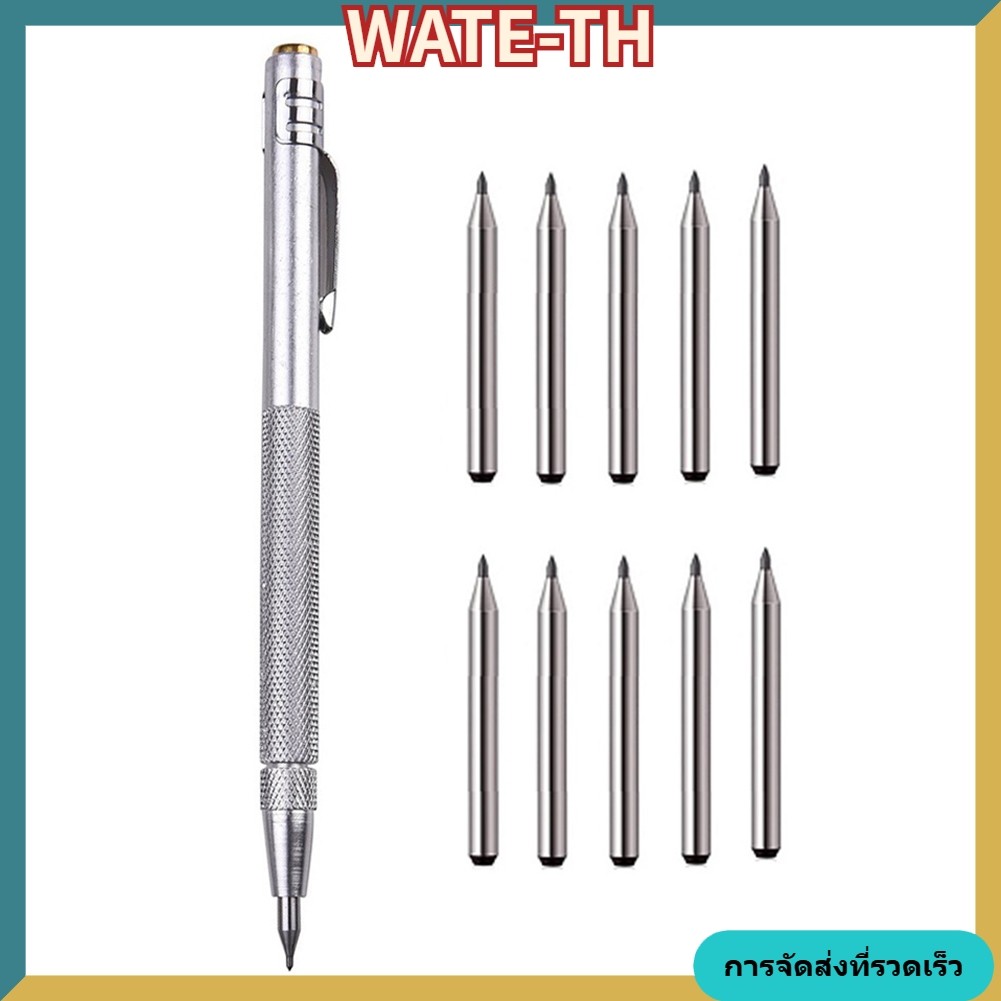 WATE Fast11PCS คาร์ไบด์เคล็ดลับ Sciber แกะสลักปากกาเครื่องหมายเคล็ดลับสําหรับแก้วเซรามิค
