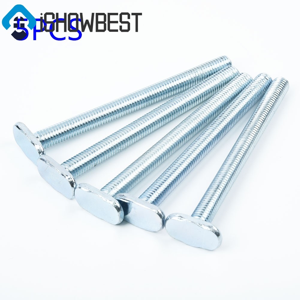 5 ชิ้น M8 T สกรูน็อตสําหรับ 19X9.5 มิลลิเมตร T-Track T-Slot Miter Track Jig ตารางเลื่อย