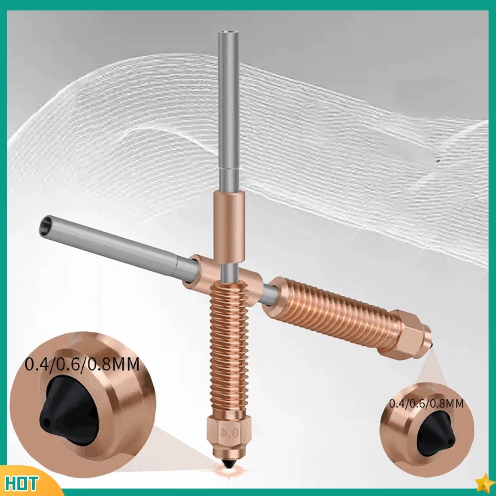 SUSTORE Quick-Swap หัวฉีดสําหรับ K1 สําหรับ K1c 3 V3 KE 0.2 มม./0.4 มม./0.6 มม./0.8 มม.หัวฉีด