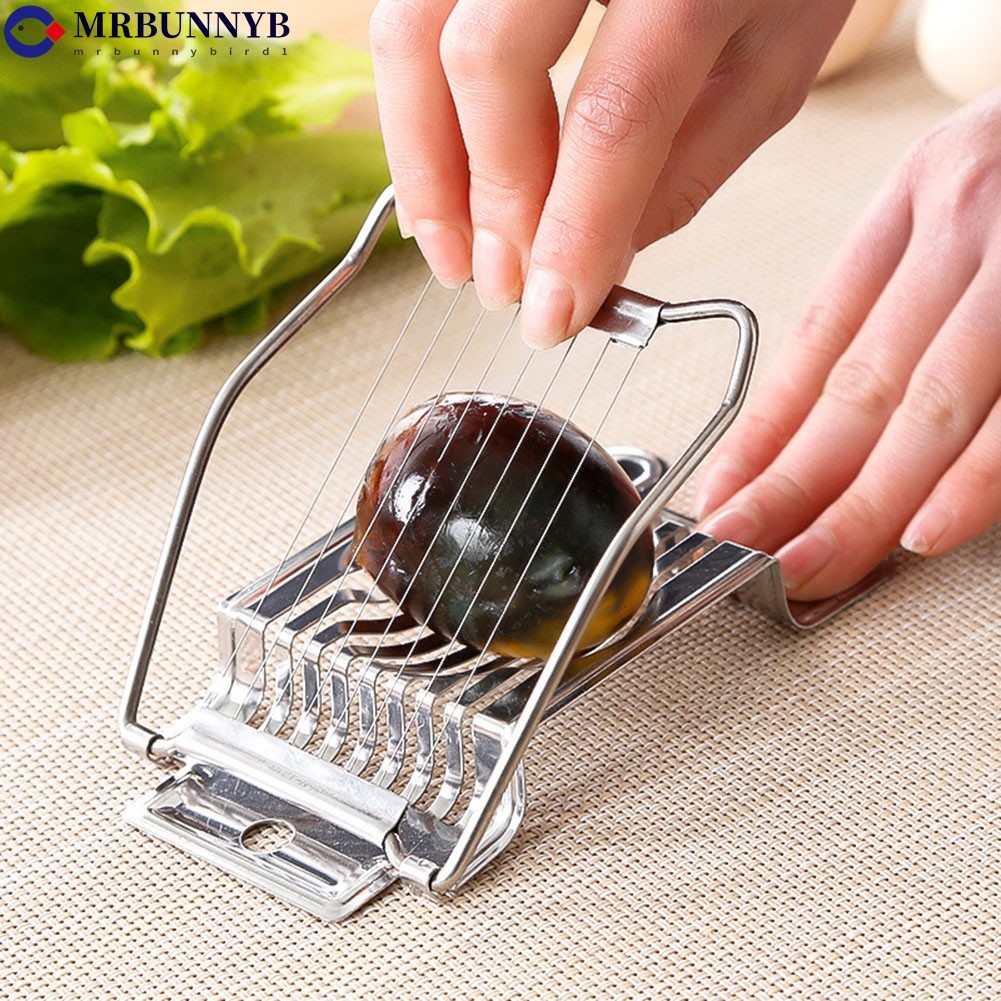 [MB HOT] เครื่องตัดไข่สแตนเลสครัวเครื่องมือต้มตัดเห็ด Gadget Chop