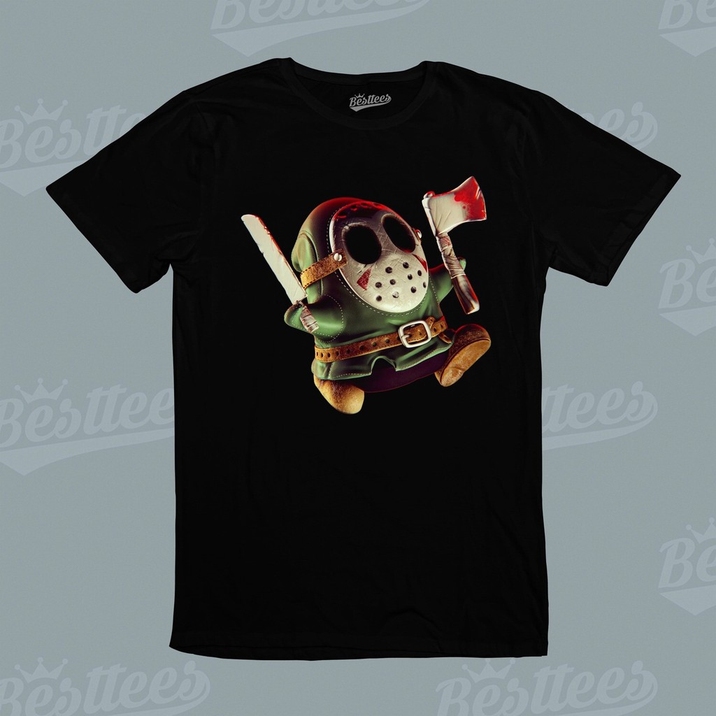 2025 ผู้ใหญ่ชายฮาโลวีน Mario Shyeguy Jason Friday 13Th เสื้อยืด