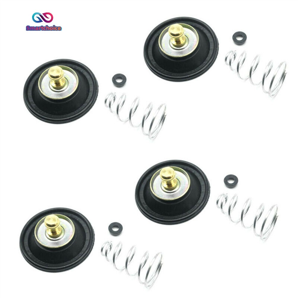 4PCS สําหรับ HONDA CB400T GL500 GL1100 คาร์บูเรเตอร์ Air ตัดวาล์วไดอะแฟรมฤดูใบไม้ผลิ