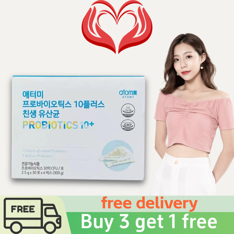 ซื้อ 3 แถม 1 โฟมล้างมือatomBeauty ATOMY Probiotics 10+ [120ea] 艾多Beauty益 ขายตรงเกาหลี