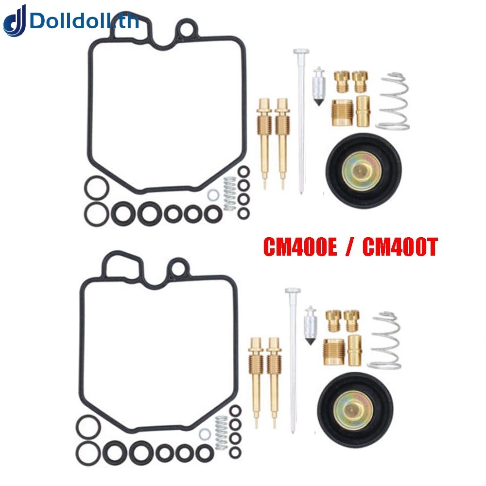 [Dolldoll] 1980-1981 สําหรับ CM400E CM400T 2 ชุดคาร์บูเรเตอร์ปรับปรุงและซ่อมแซม