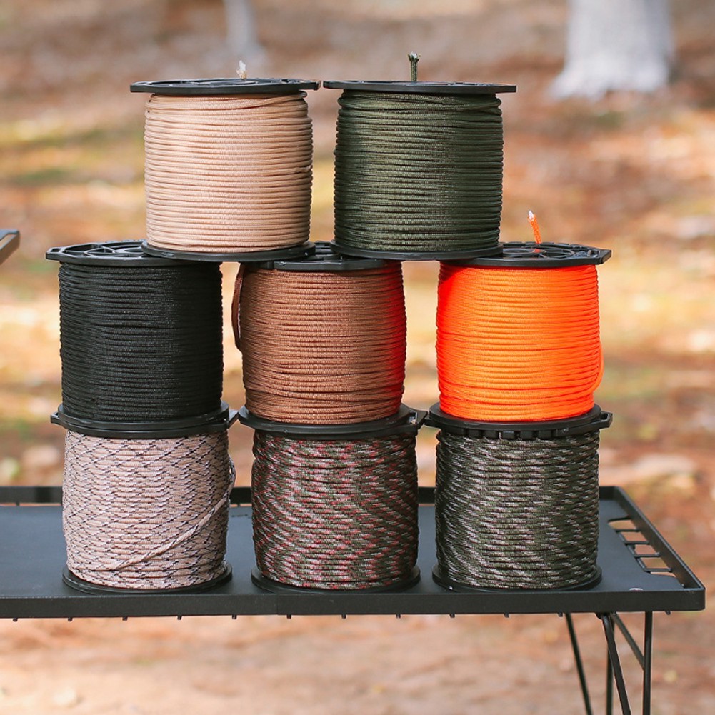 [Q-SMARTCHOICE] 100M Camping Wind Rope 4mm Windproof เต็นท์เชือก Clothesline ปีนเขาเชือก❀