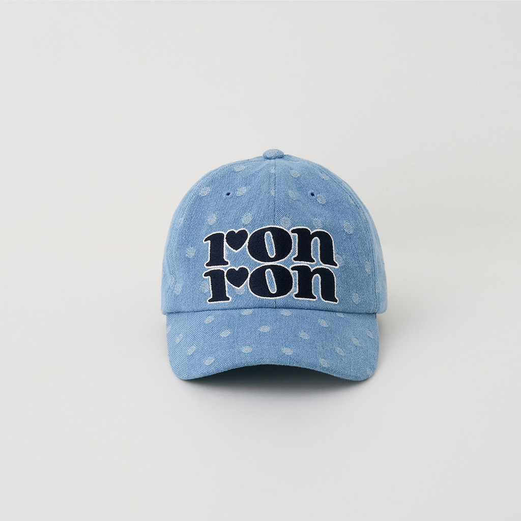 [RONRON] Dot Logo Ball Cap / 2colors — صورة 6