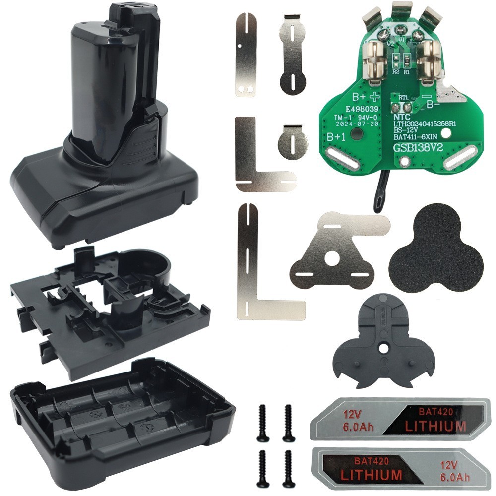 [SWHOME] BAT411 BAT420 Li-ion Battery Plastic Case Box PCB บอร์ดป้องกันการชาร์จ [AUG]