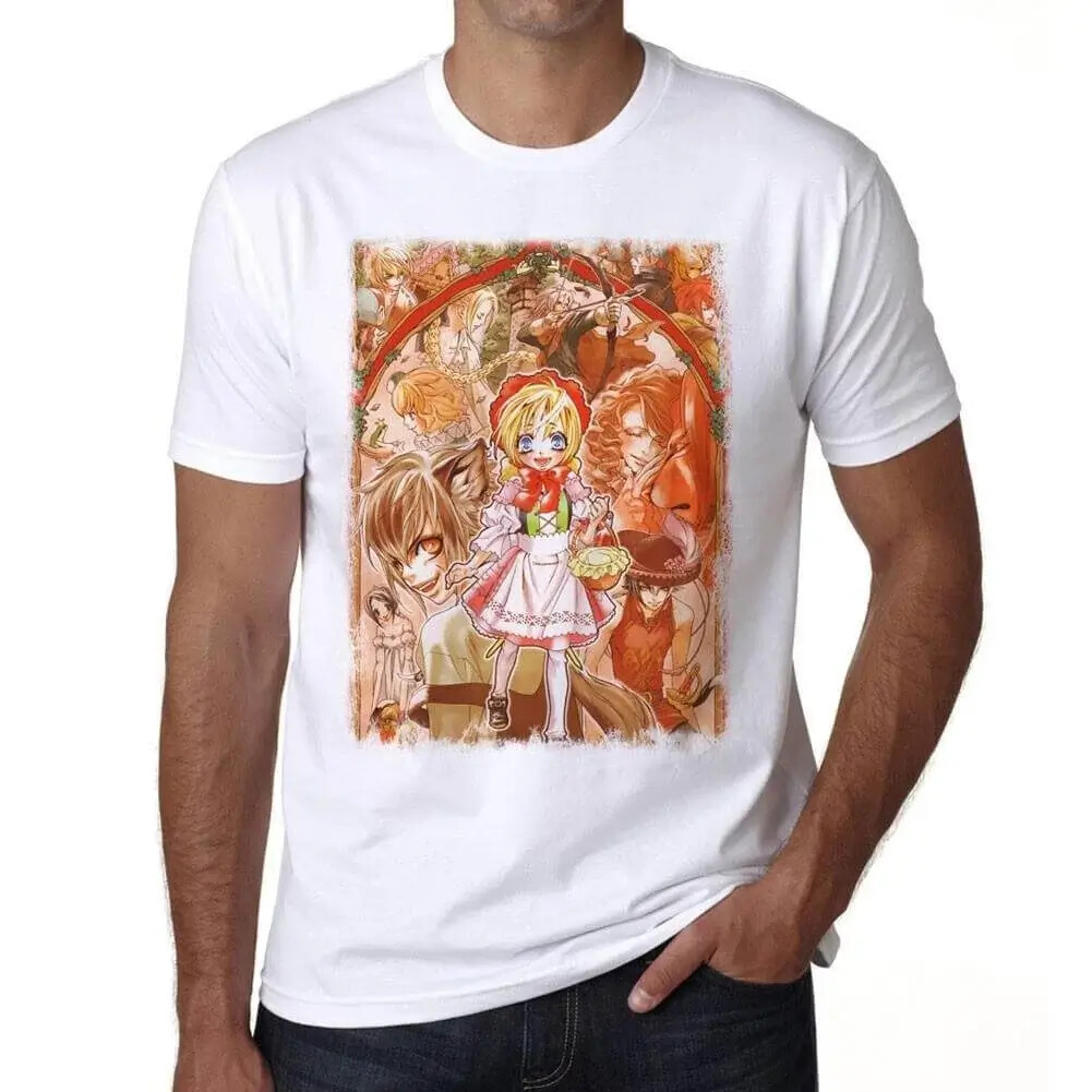 เสื้อยืดผู้ชาย Ultrabasic Manga Red Riding Hood Manga Red Riding Hood เสื้อยืด