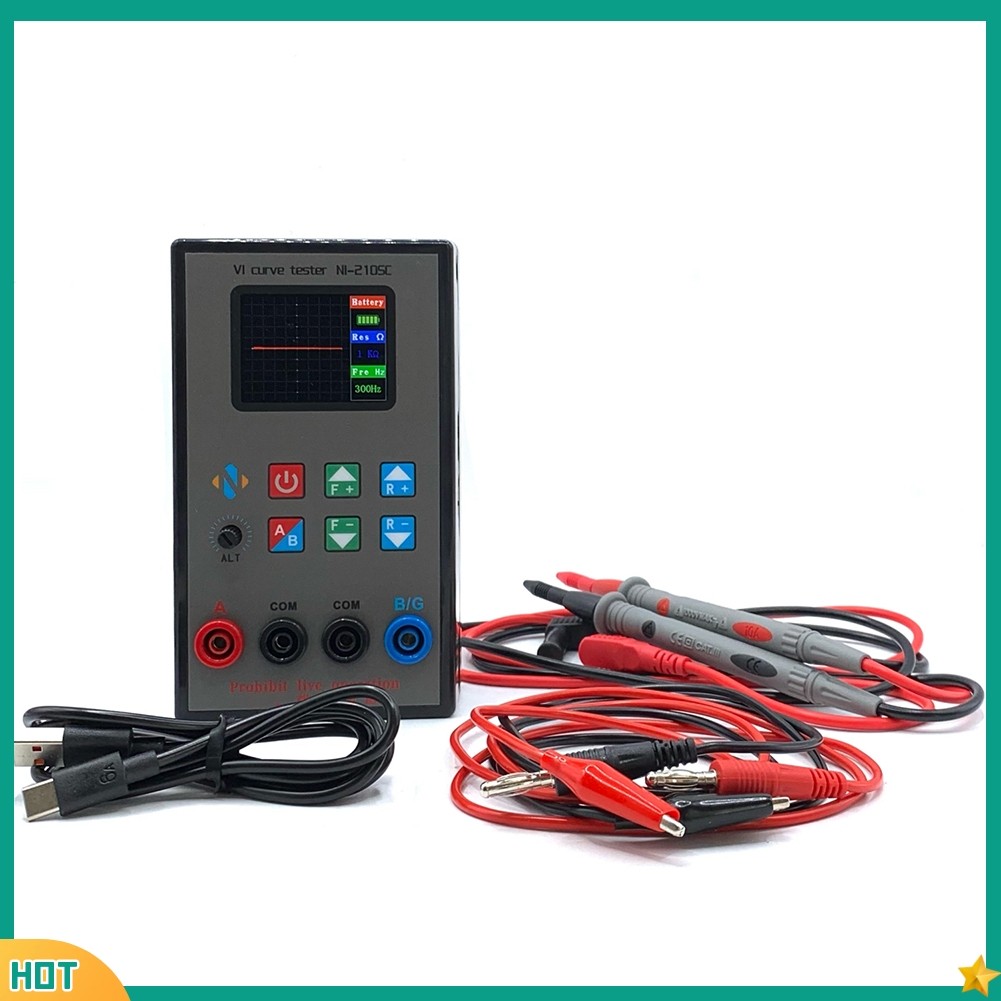 jelly หน้าจอสีแบบ Dual-Channel Analog Feature Analyzer VI Curve Tester Fault Tester
