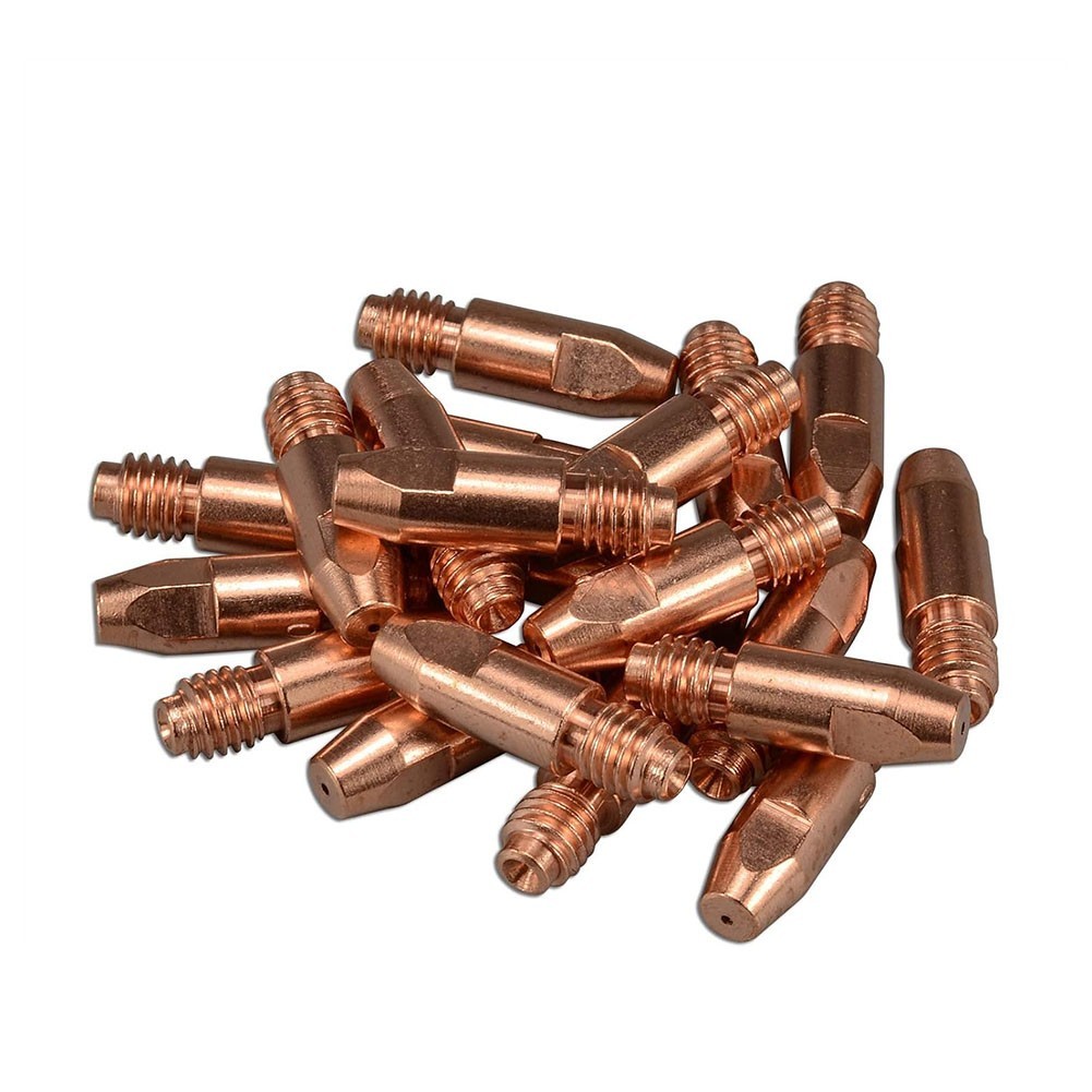 Bestshe1.th❤️MAG MIG หัวสัมผัส M8 ทองแดงอยู่ได้สําหรับ 36KD MB36 Co2 แพ็ค 20 ชิ้น