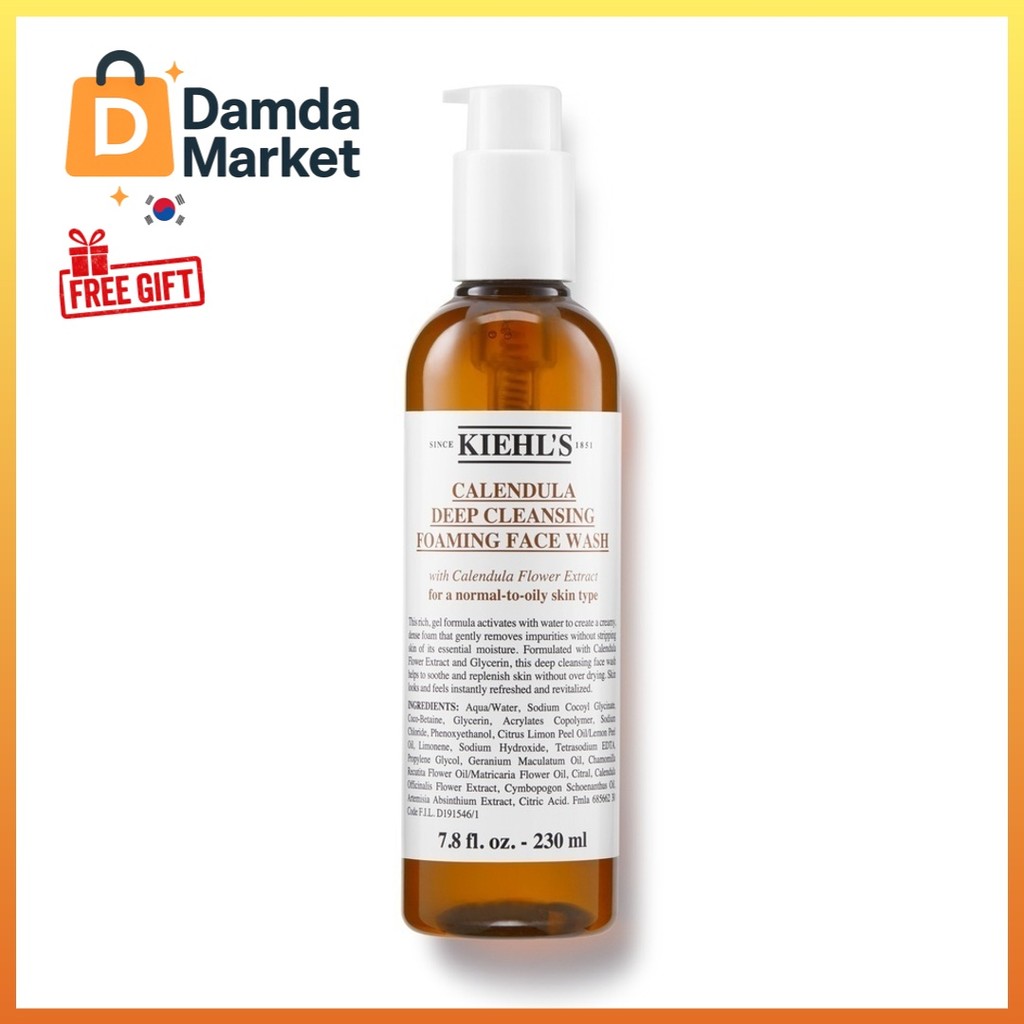 Kiehls Calendula Deep Cleansing Foaming Face Wash 230ml