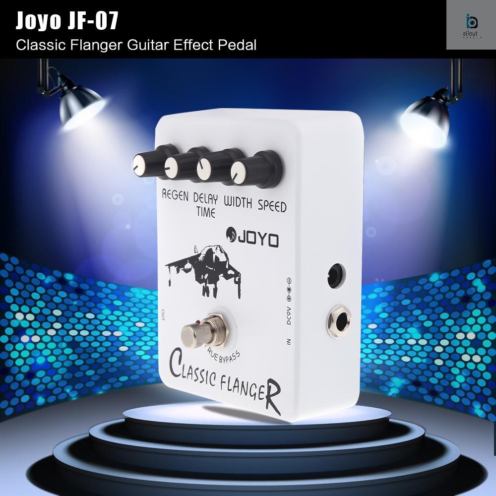 [aliout]Joyo JF-07 Classic Flanger Guitar Effect Pedal พร้อมการออกแบบ True Bypass