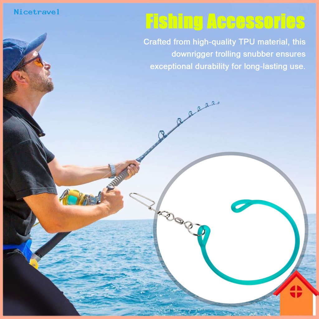 NICE- Fishing Downrigger Weight Snubber พร้อม Release Snap Weights คลิปการออกแบบขนาดกะทัดรัดแบบพกพา 