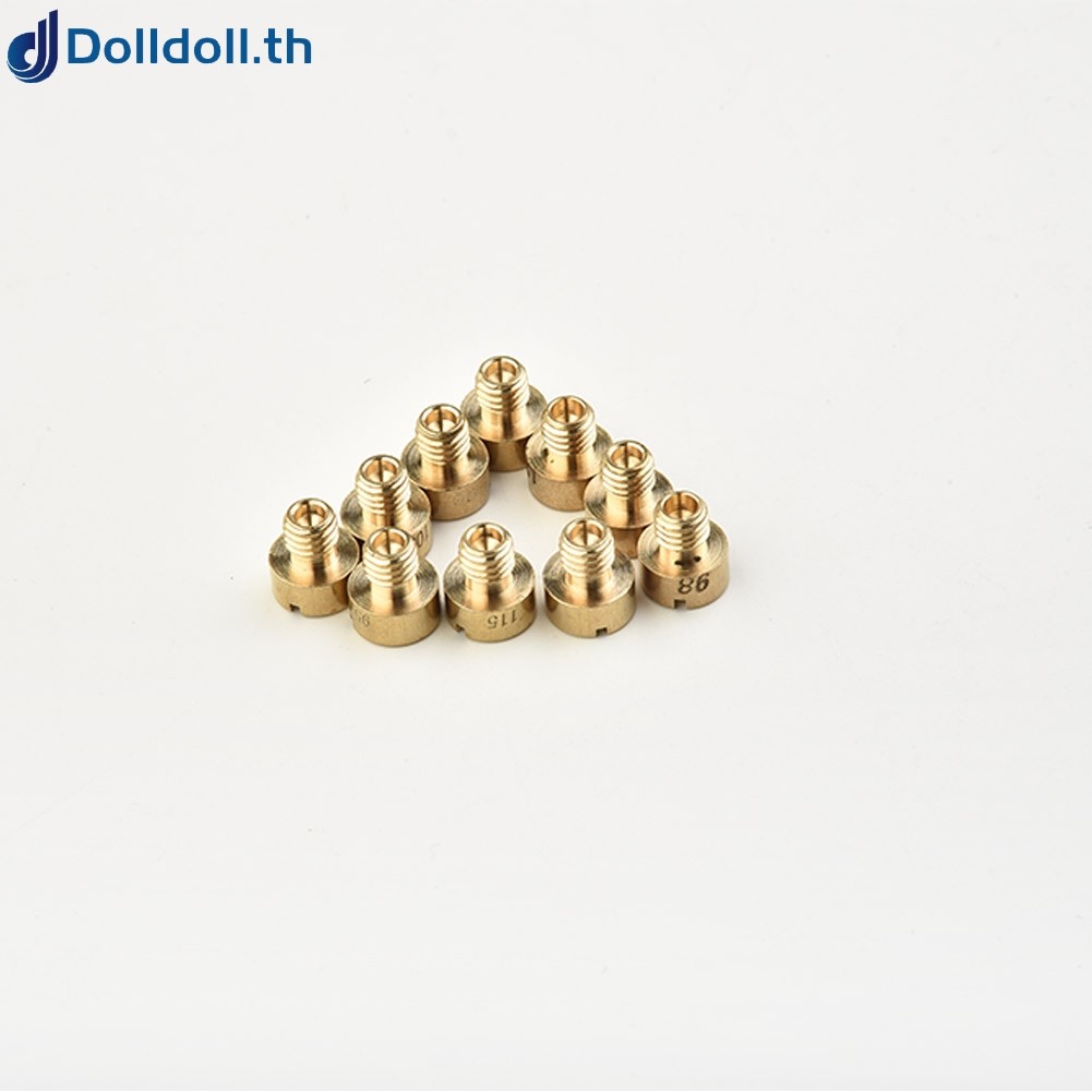 [Dolldoll] 10 ชิ้น/เซ็ตเจ็ทหลักสําหรับ Mikuni คาร์บูเรเตอร์ VM22 VM24 VM26 125cc 150cc 200cc 250cc