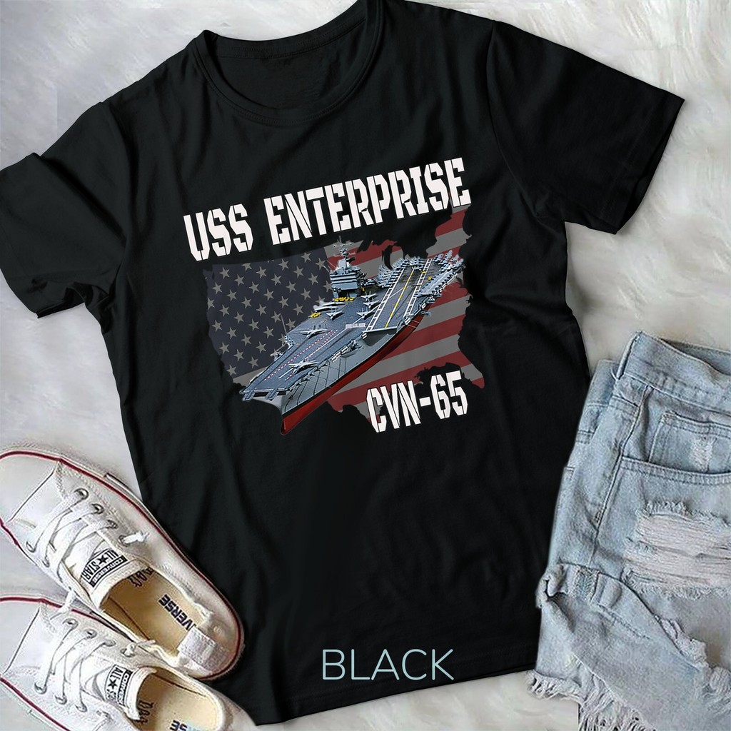 เสื้อยืด_unisex_ลาย_USS_Enterprise_CVN-65_และ_Veterans_Day