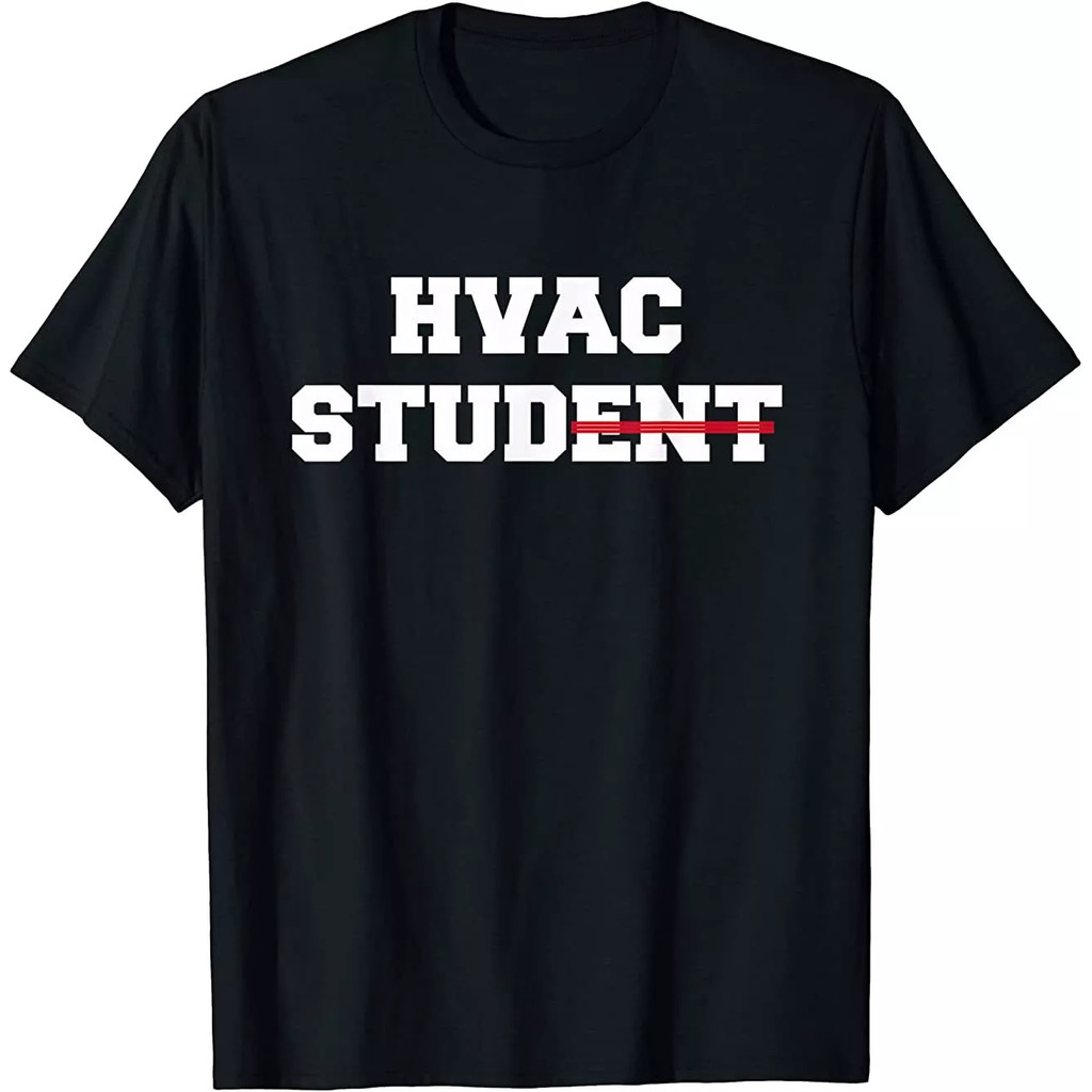 เสื้อยืดของขวัญที่ยอดเยี่ยมนักเรียน Hvac ที่น่าสนใจสําหรับช่าง Hvac