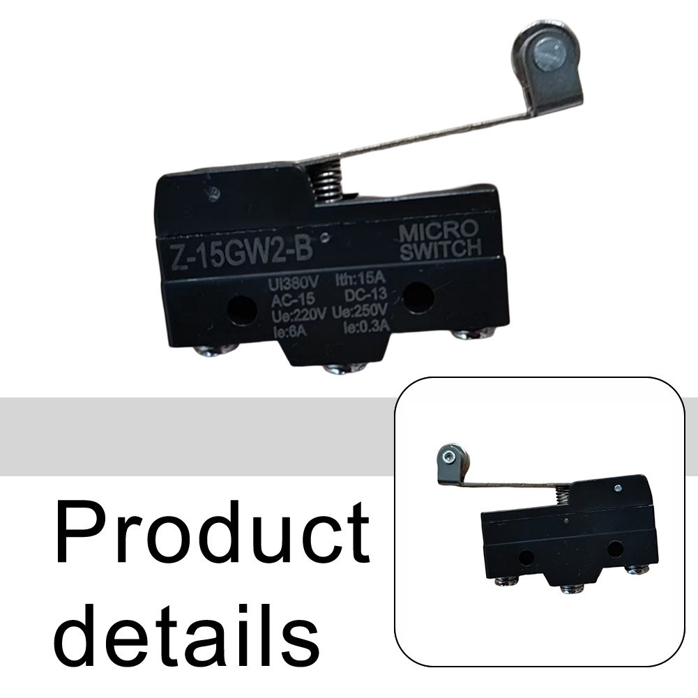 Bestshe1.th❤️Z-15GW2-B Silver Point Limit Switch SPDT Momentary Roller Lever Limit Switch - รูปที่ 6