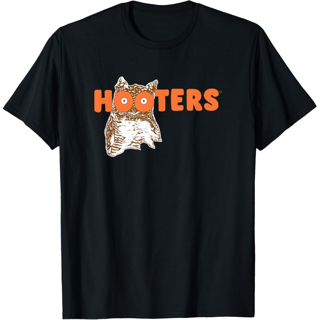 เสื้อยืดโลโก้ย้อนยุค Hooters