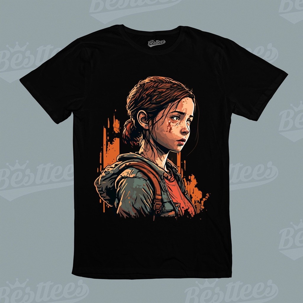 2025 ผู้ชาย Last Of Us Ellie Zombie Apocalypse อะนิเมะ Tshirt