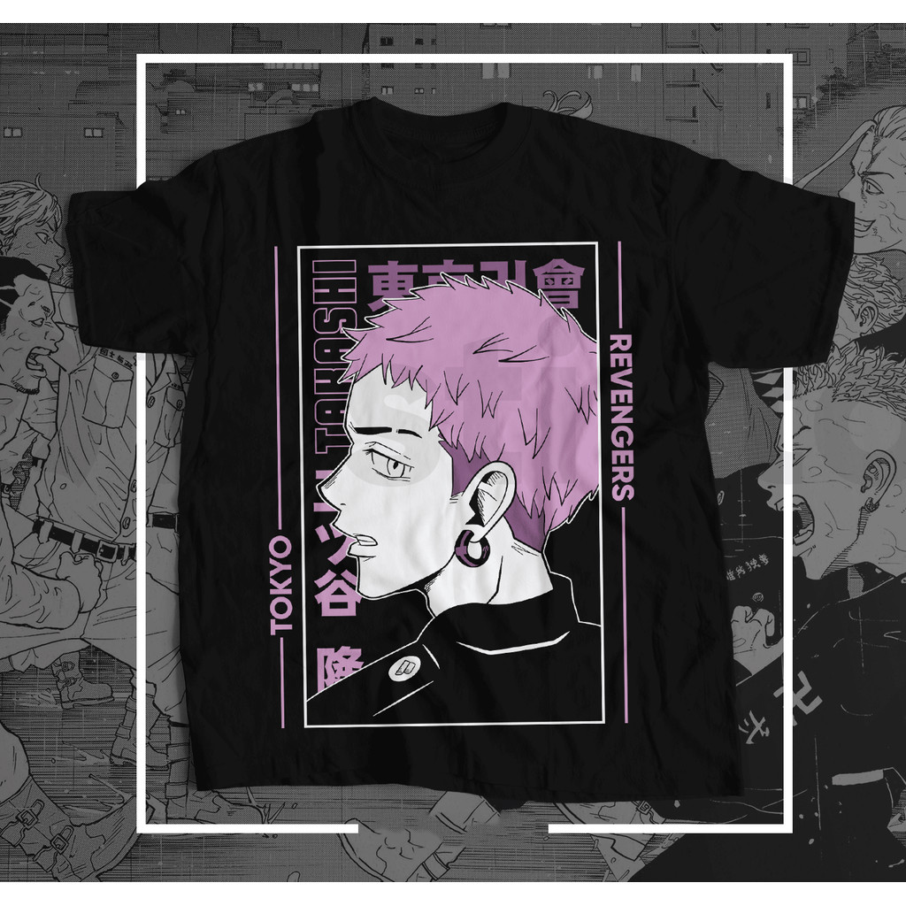 2025 มังงะอะนิเมะญี่ปุ่น Tokyo Revengers Hakkai Shiba Tshirt