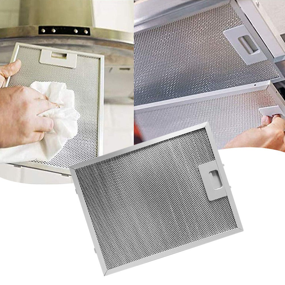 เครื่องดูดควันช่วงกรองน้ํามันเครื่อง Baffle Range Hood อุปกรณ์เสริม 340x280x9mm ราคา ถูกที่สุด ดีลบีเคเค แกลเลอรีภาพที่ 4