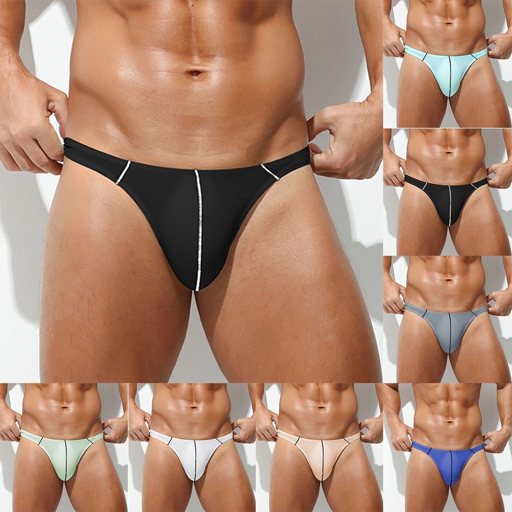 กางเกงบิกนี้ผู้ชายดีไซน์เซ็กซี่และระบายอากาศได้ดี สำหรับสวมใส่ทุกวัน