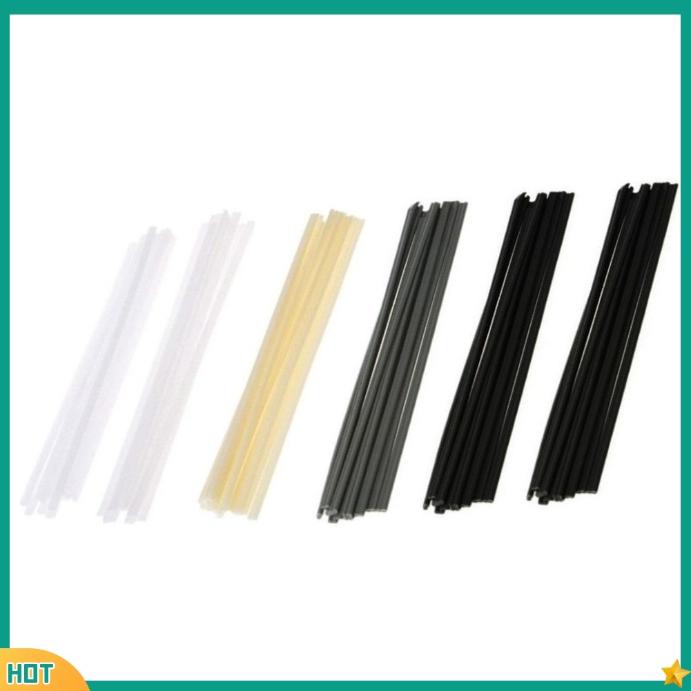 JY 10 ชิ้นแท่งเชื่อมพลาสติกซ่อมกันชน ABS/PP/PVC/PE 200 มม.เครื่องมือช่างเชื่อม