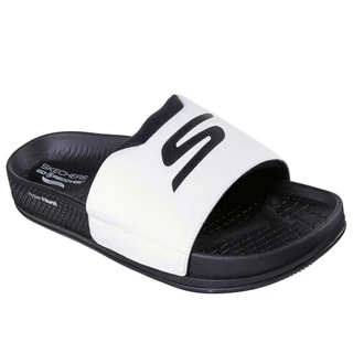 Skechers สเก็ตเชอร์ส รองเท้าแตะผู้ชาย Men Arch Fit Hyper Slide On-the-GO Sandals Shoes - 229254-WBK (latest)