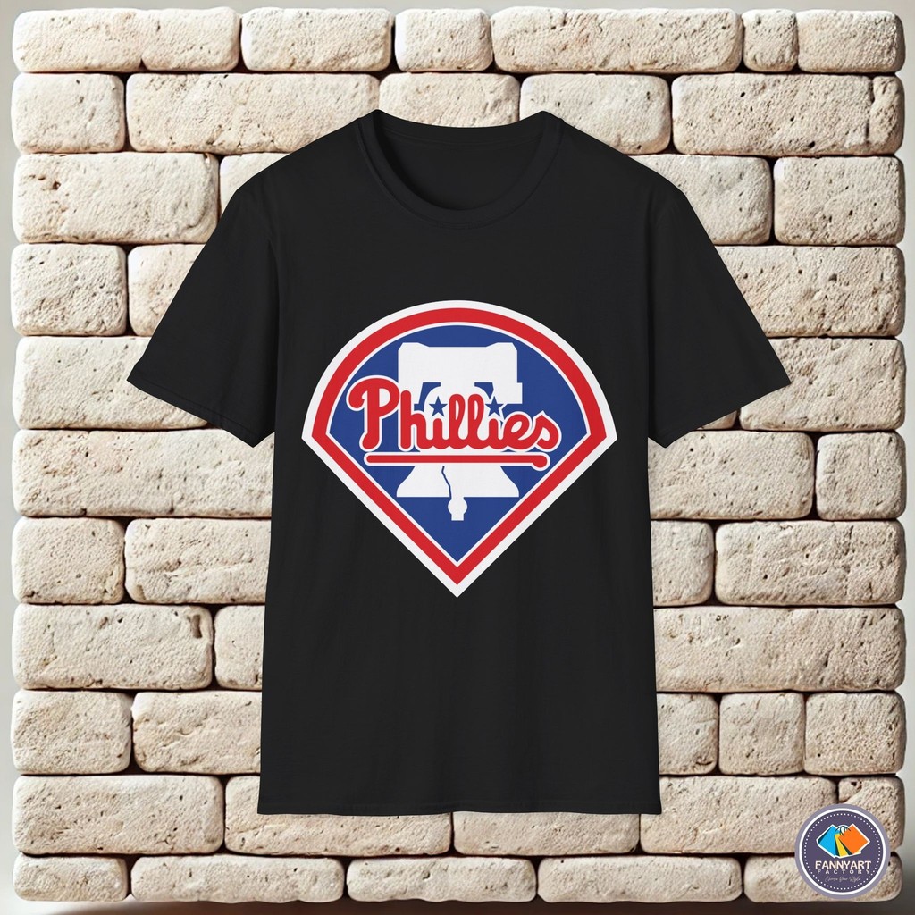 Philadelphia Phillies Baseball Cljub Logo เสื้อยืด Unisex เสื้อขายร้อนใหม่