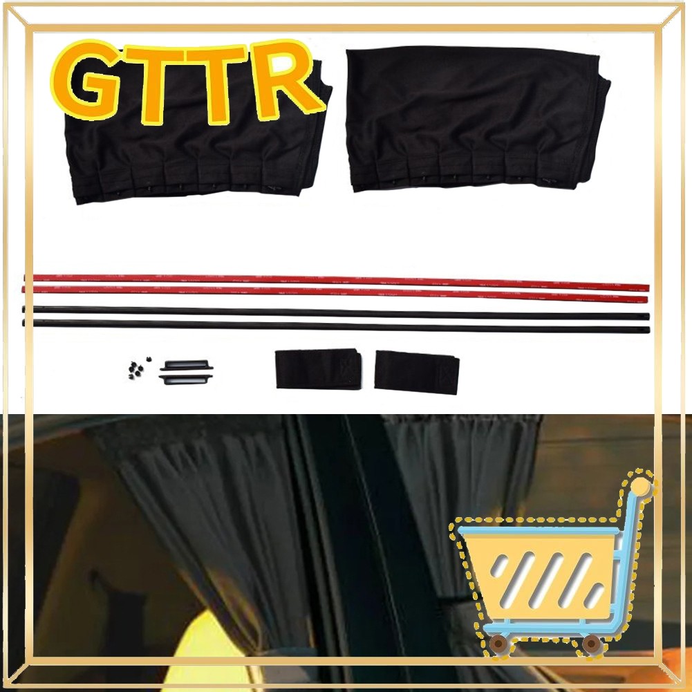 GTTR. พร้อมสต็อก 2 ชิ้นรถ Van SUV VIP Casement Curtain Anti-shade Visor 50 ซม.x47 ซม.