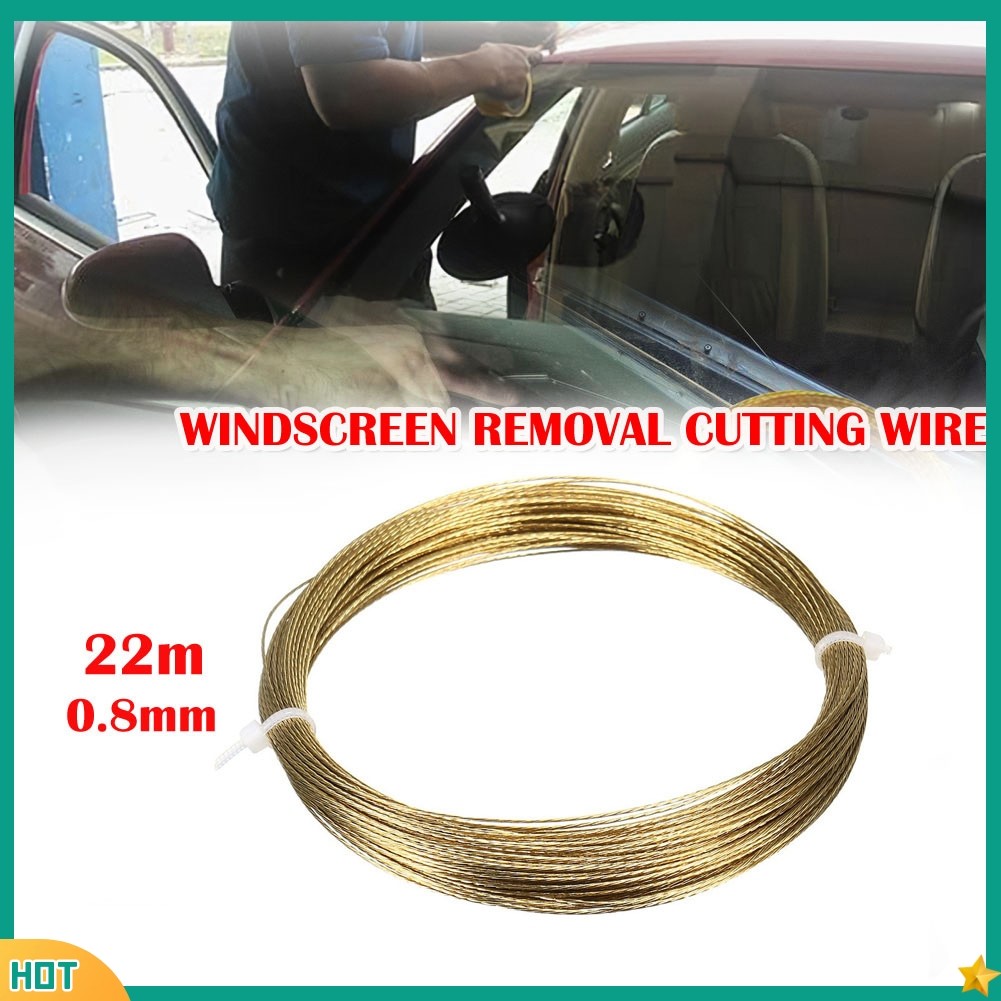 JY 22m 0.8mm กระจกรถยนต์กระจกตัดสําหรับถักลวดกําจัด Gold Roll
