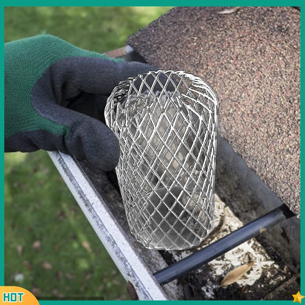 SUSTORE 4 ชิ้น Gutter หน้าจอ Leaf Catcher Gutter Guard อลูมิเนียม Gutter Guard Anti-Leaf