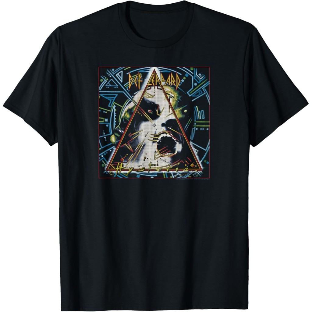Def Leppard - เสื้อยืด Hysteria Vintage