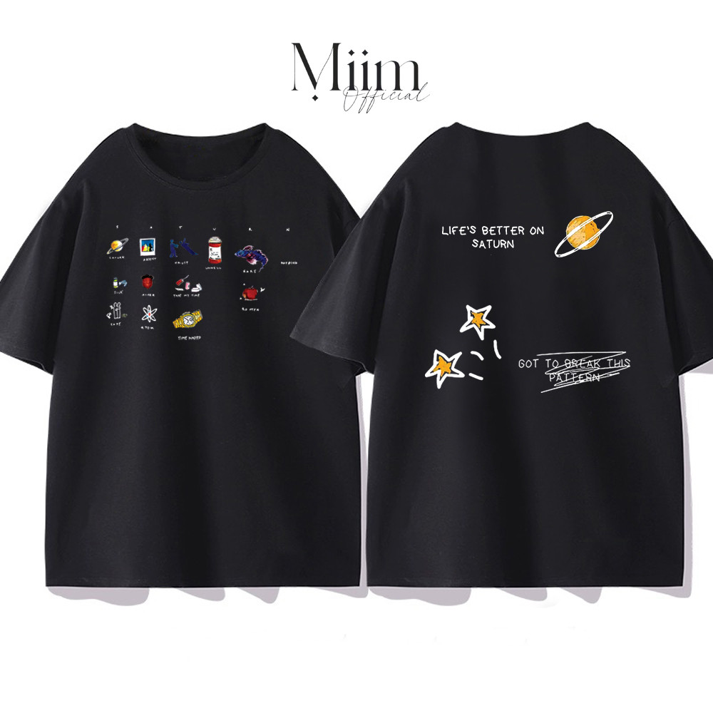 เสื้อยืด Saturn Sza สําหรับผู้ชาย Casazul ขนาดใหญ่