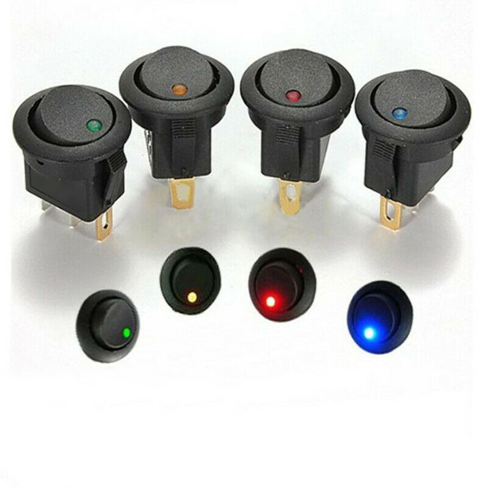 [ขายร้อน] 20A 12V 220V สวิตช์โยกไฟ LED รถยนต์และเรือรอบสวิตช์เปิด/ปิด SPST❤