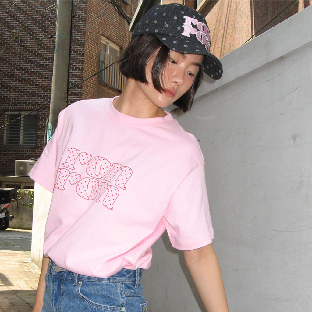 [RONRON] Dot Logo Ball Cap / 2colors — صورة 4