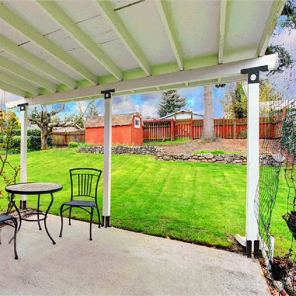 SWTDRM HotHeavy Duty Pergola Brackets, 2 ชิ้น Pergola Corner Brackets