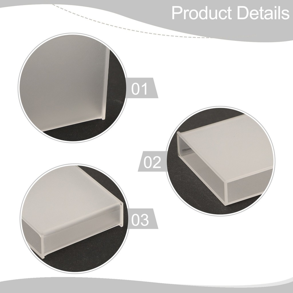 SUFA Pack of 2 Optical Path40mm Quartz Cuvette เหมาะสําหรับ 751/722 Spectrophotometer