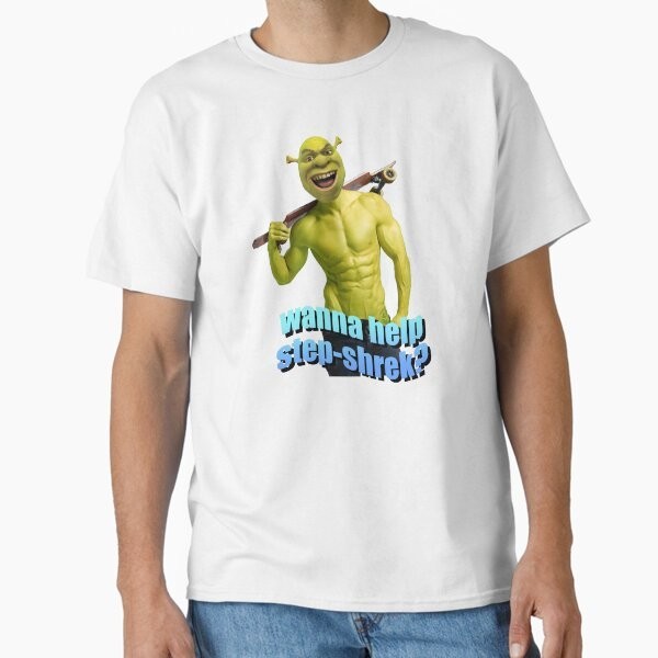Step-Shrek ขอความช่วยเหลือเสื้อยืด Shrek Cursed Me