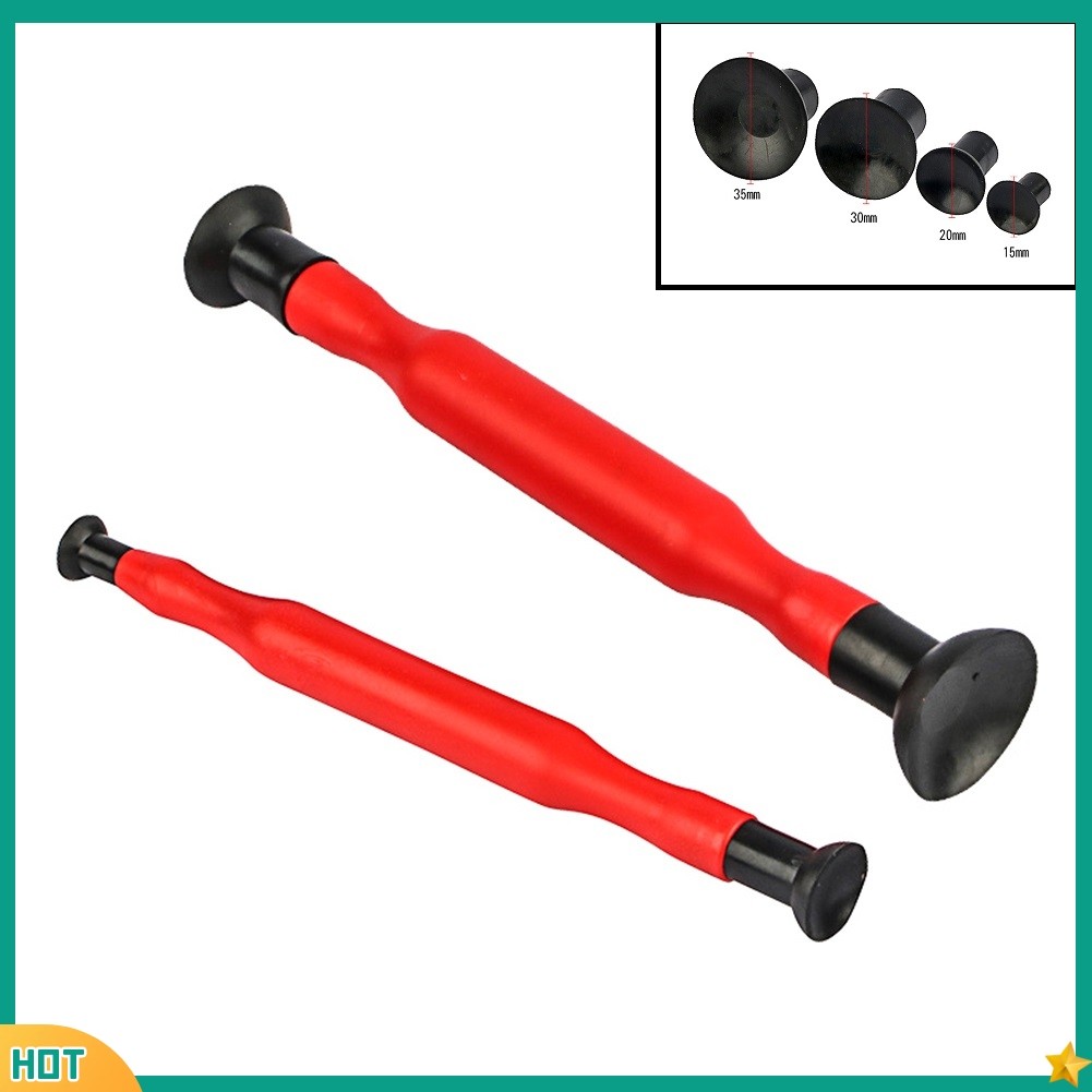 jelly Valve Lapping Grip พร้อมกระบอกดูดถ้วยเครื่องยนต์เครื่องมือบดฝุ่น