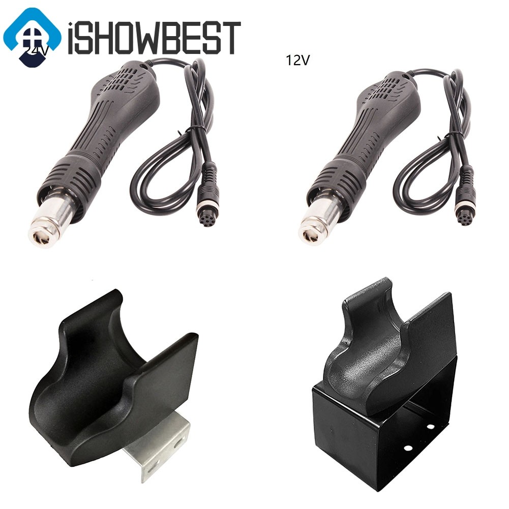 โต๊ะเชื่อม 24V12V เปลี่ยนที่จับสําหรับเครื่องมือซ่อมแซมสถานีบัดกรี 858A 858D