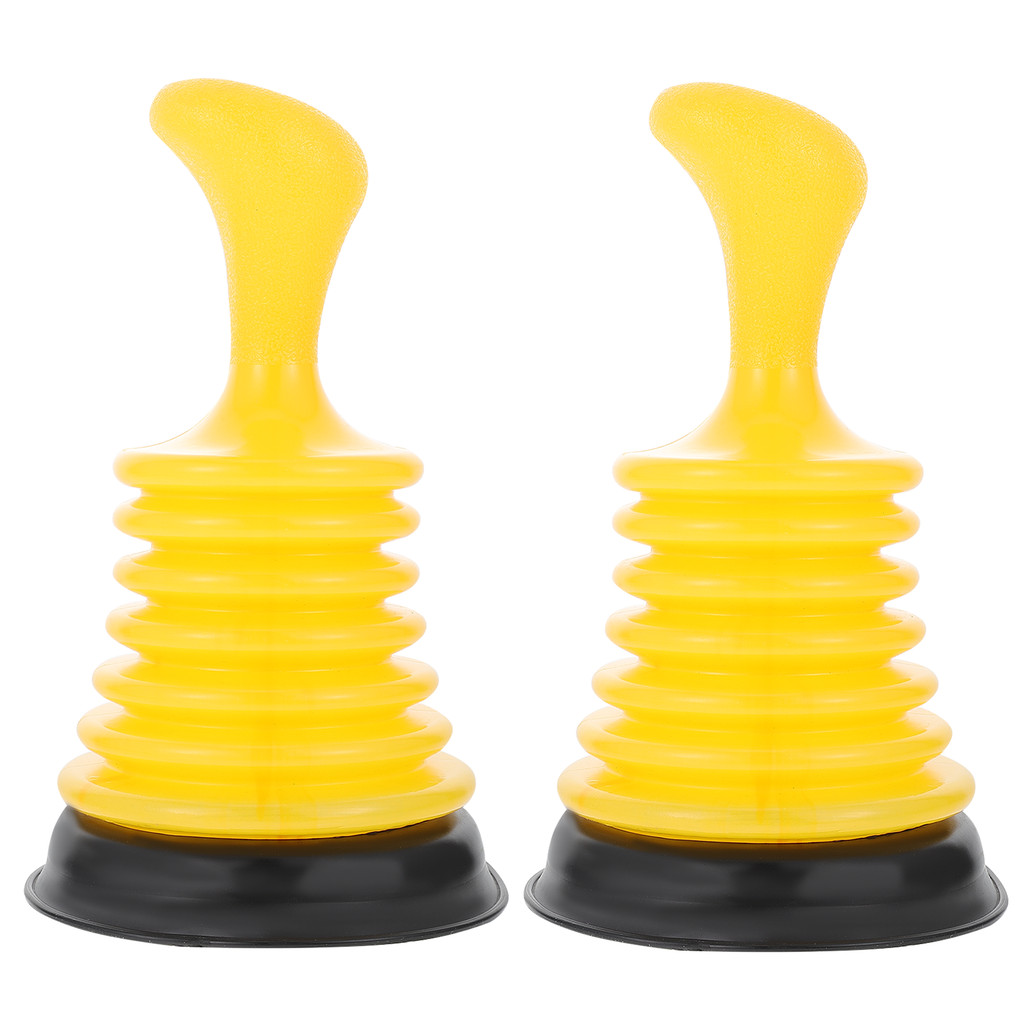 2 ชิ้นปฏิบัติอ่างล้างจาน Plunger Plumbers Plunger Sink Drain Plunger สําหรับห้องน้ํา