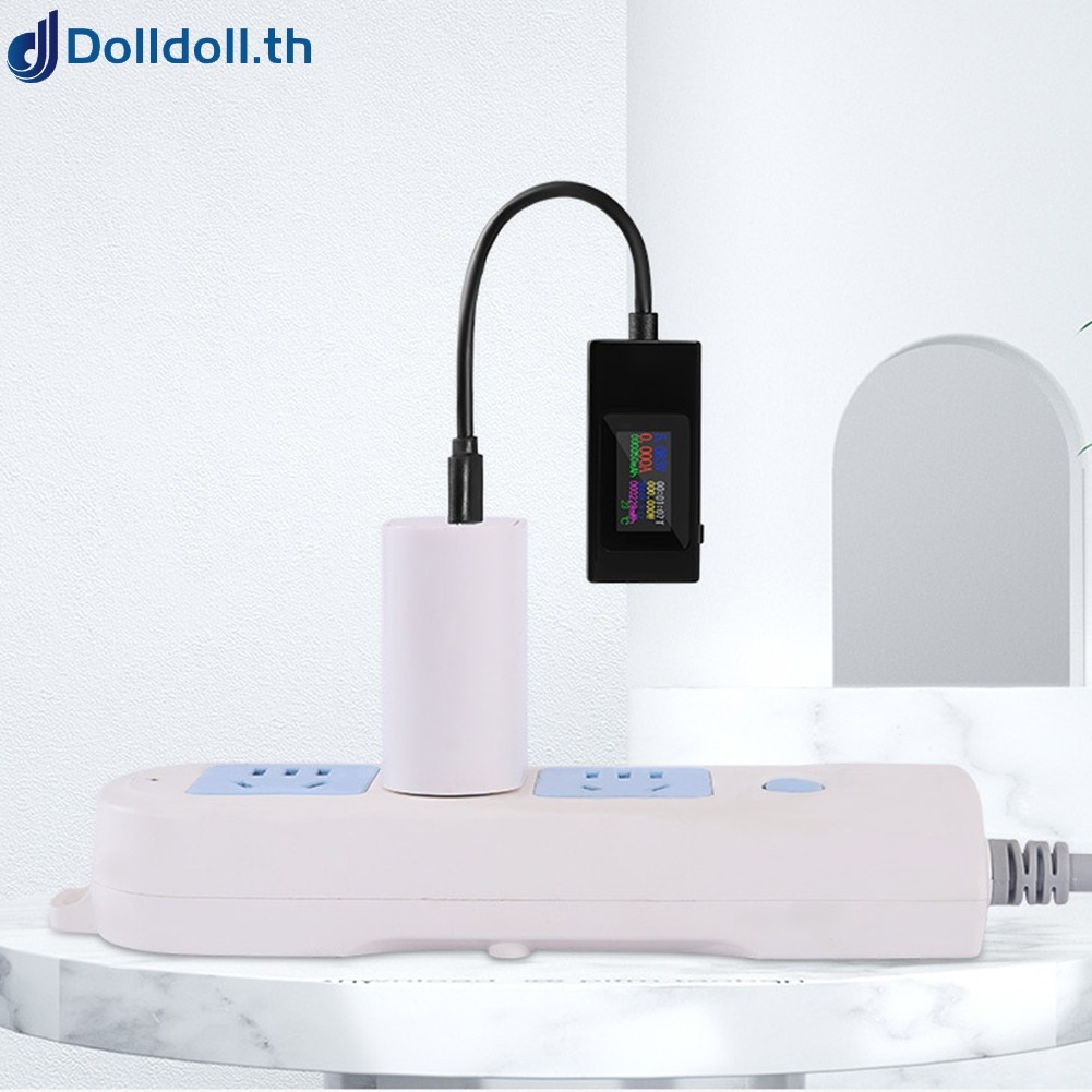 [Dolldoll] Type-C Tester Meter Voltmeter Multi-Function Voltage Current Tester 4-30V 0-6.5A