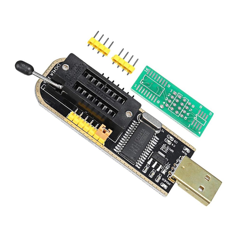 [SWHOME] USBProgrammer สําหรับ CH341A+Clip+อะแดปเตอร์ 1.8V + สําหรับ SOIC8Adapter สําหรับแฟลช 2425Se