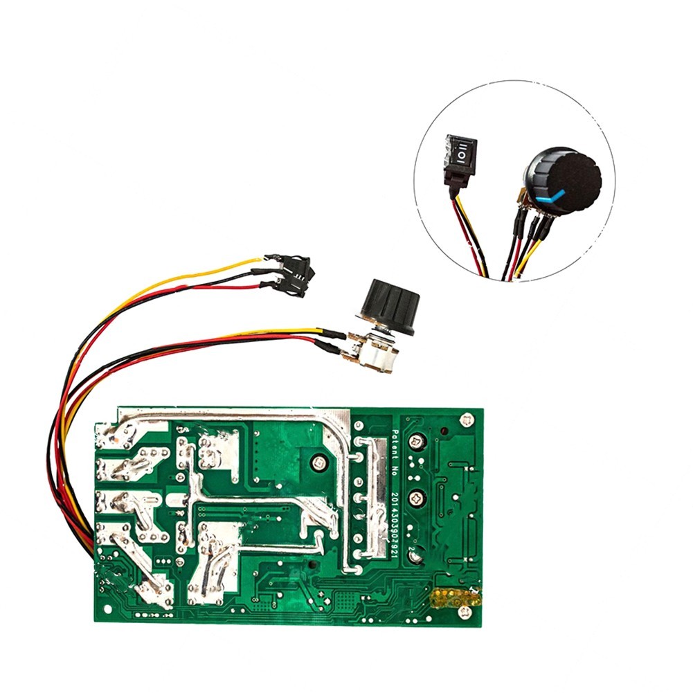 [SWHOME] DC Motor Engine Speed Controller DC10V-50V Max สําหรับ PWM 3000W 100A DC Brush Motor